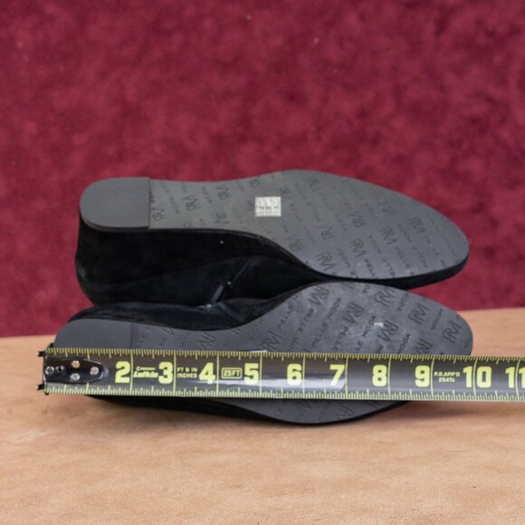 Pelle Moda Women Erla Black Suede Wedge Ankle Zip Boots sz 10 - Picture 5 of 9